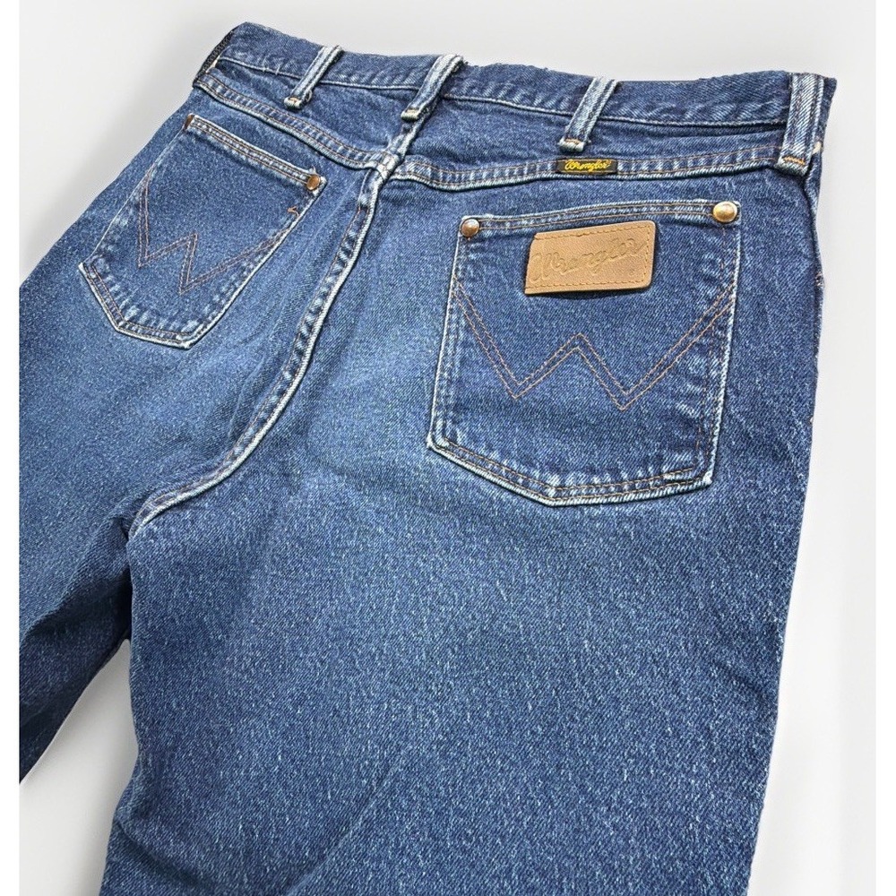 VTG 90s Wrangler Jeans‎ Mens 31x25 Western Cowboy Made in USA Hemmed